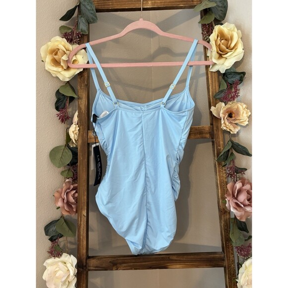 La Blanca Island GoddessLingerie Mio One Piece Swimsuit - Crystal Blue - Picture 6 of 9